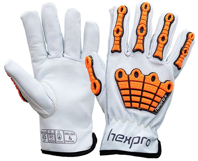 Luva Hexpro 4060 Forrada em Kevlar® com proteção Contra Arco Elétrico…