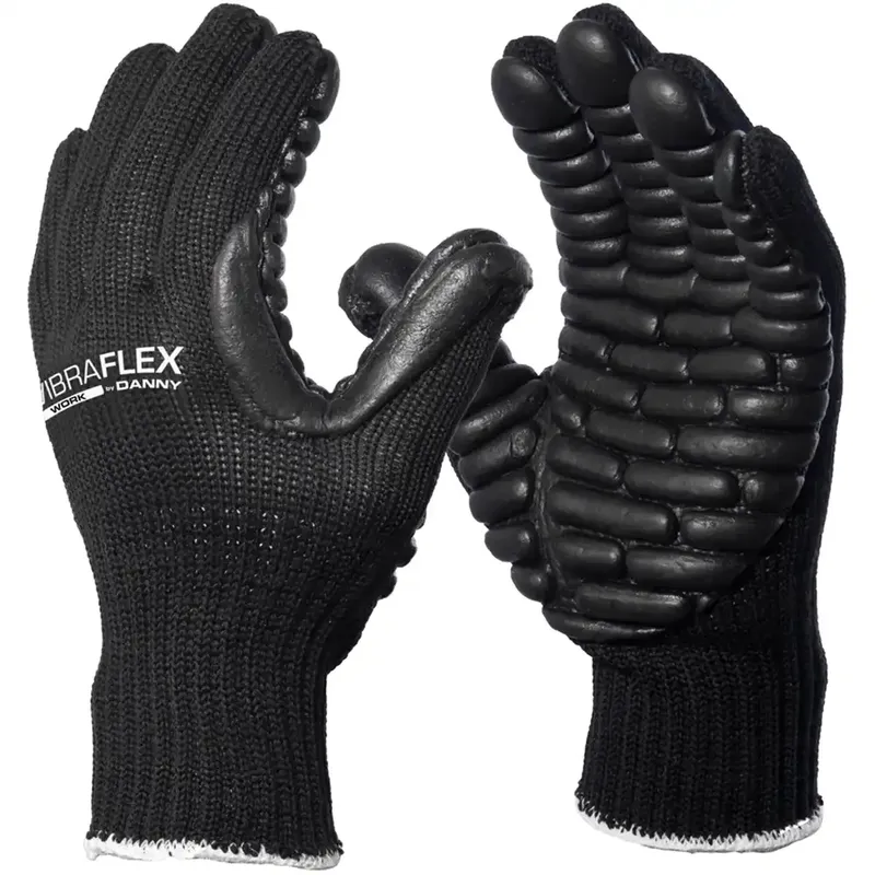 imagem do produto Luva Antivibração Vibraflex Work Danny DA-4.000 EN ISO 10819 Calor 250°C Mecânica 3443C Corte 4 Rasgamento 4 Neoprene Gomos Linha Suprema CA 44549