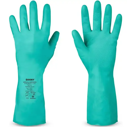 imagem do produto Luva Nitrílica para Proteção Química  NitraSolv Danny DA-36201 CA 25313