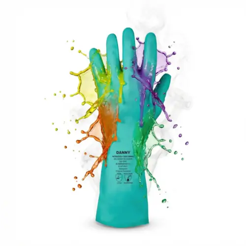 Luva Nitrílica para Proteção Química NitraSolv Danny DA-36201 CA 25313