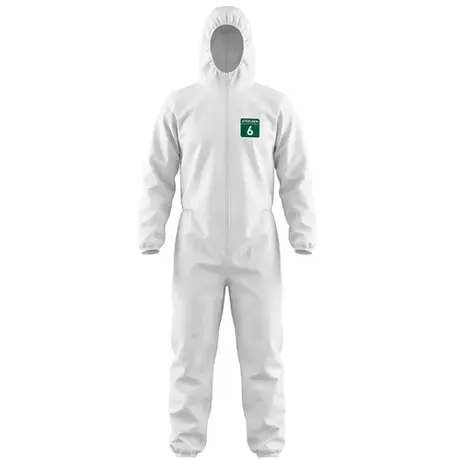 imagem do produto Macacão de Segurança Branco Danny SteelPro Proteção Química Vic-85111 CA 20662