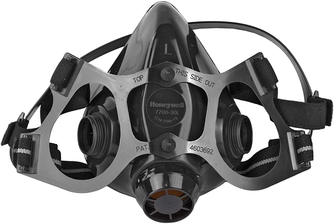 Masque Respiratoire Intégral Honeywell 76008 Taille M/L - Occasion, état Fonctionnel