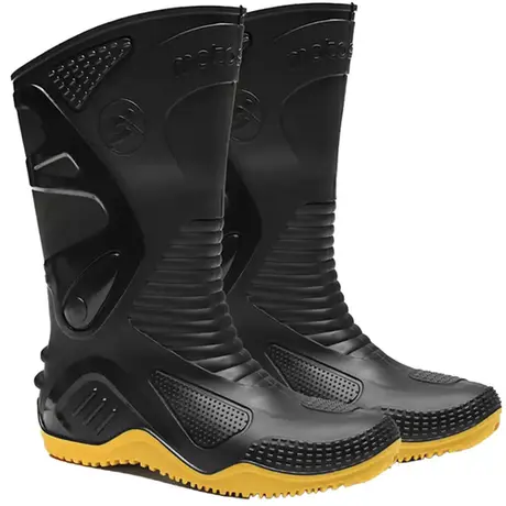 imagem do produto Bota de Pvc Para Motociclista MotoSafe Com Solado Amarelo Impermeável 84BPM600 CA 34798