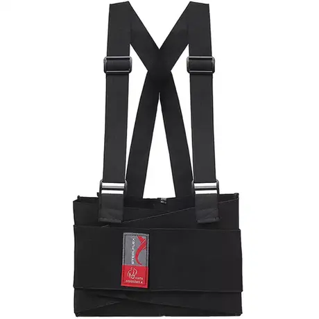 imagem do produto Cinta Ergonômica Steelflex Preta Com Suspensório STF ERCE9010