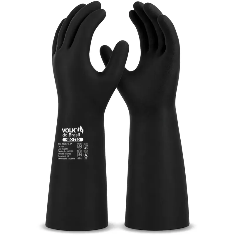Luva Volk NEO 780 10.40.018.07 Neoprene Química Tipo A Nível Máximo,…