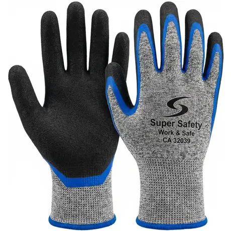 imagem do produto Luva Super Safety SS1007 N Anticorte TDM Nível D Nitrílica CA 32039