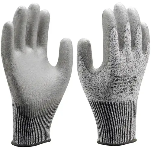 Luva Anti-Corte Nível 5 Com Banho PU Super Safety SS1008 CA 32036