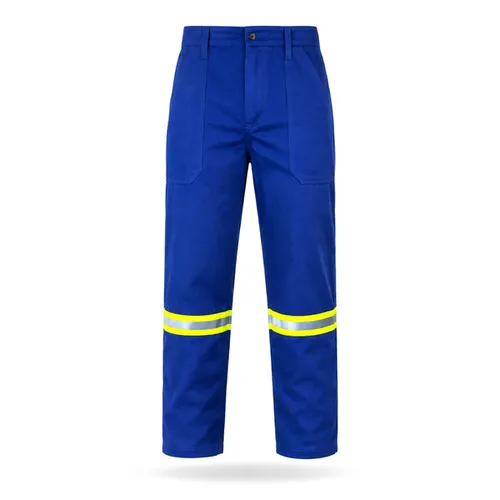 imagem do produto Calça Antichama Guardian Arco Fire Risco 2 Azul Royal ATPV 11 cal/cm² Refletiva CA 46296 / 49240