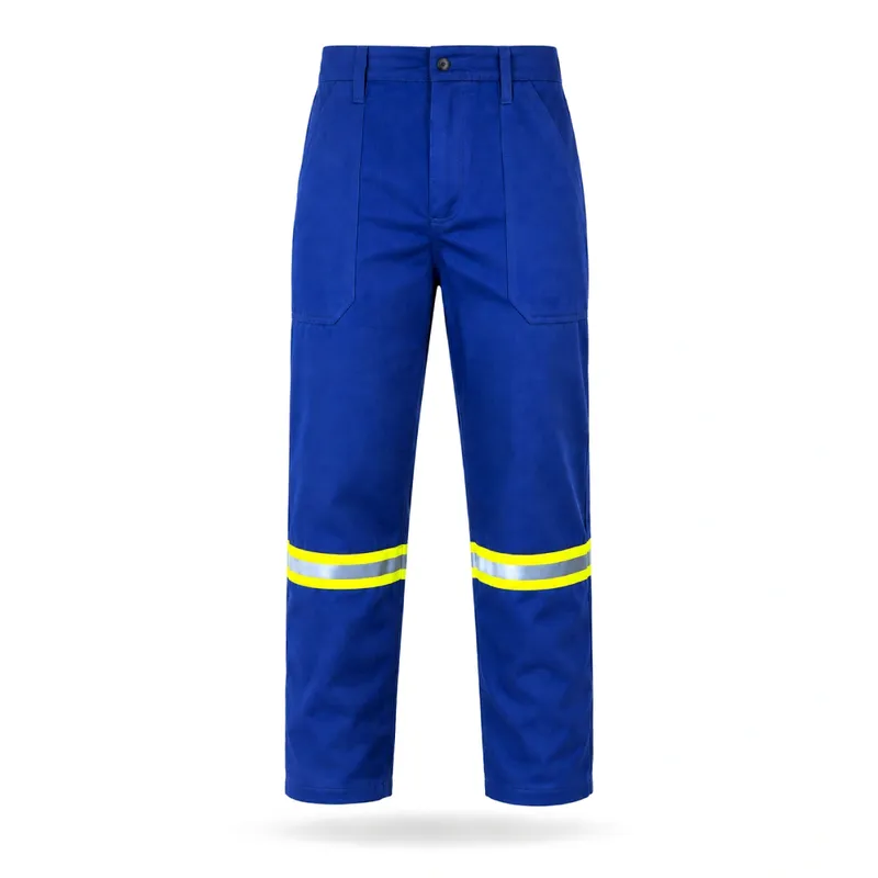 imagem do produto Calça Antichama Guardian Arco Fire Risco 2 Azul Royal ATPV 11 cal/cm² Refletiva CA 46296 / 49240