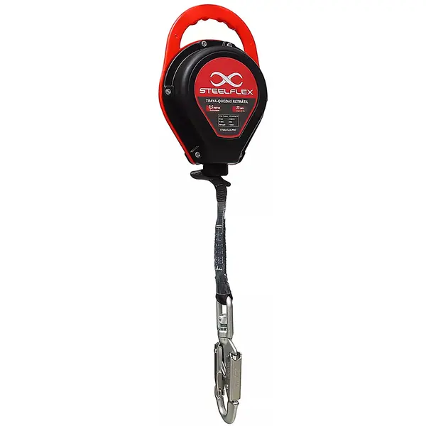 imagem do produto Trava-Quedas Retrátil Steelflex STF CQTQ0173 3,5 m – Segurança em Altura com Bloqueio Automático