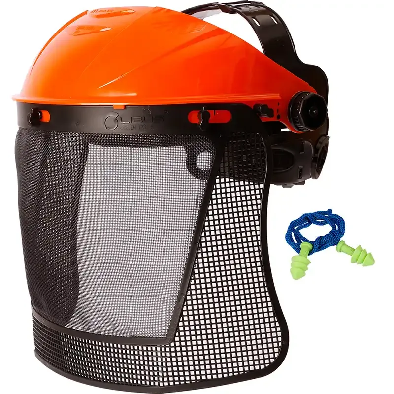 imagem do produto Kit Roçador Libus Protetor Facial Malha Florestal 8x14 ANSI Z87.1 + Auditivo Quantum NRRsf 14 dB 902813 CA 35.981
