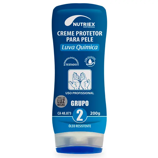 Creme Protetor Luva Química Grupo 2 Nutriex 200g CA 48873