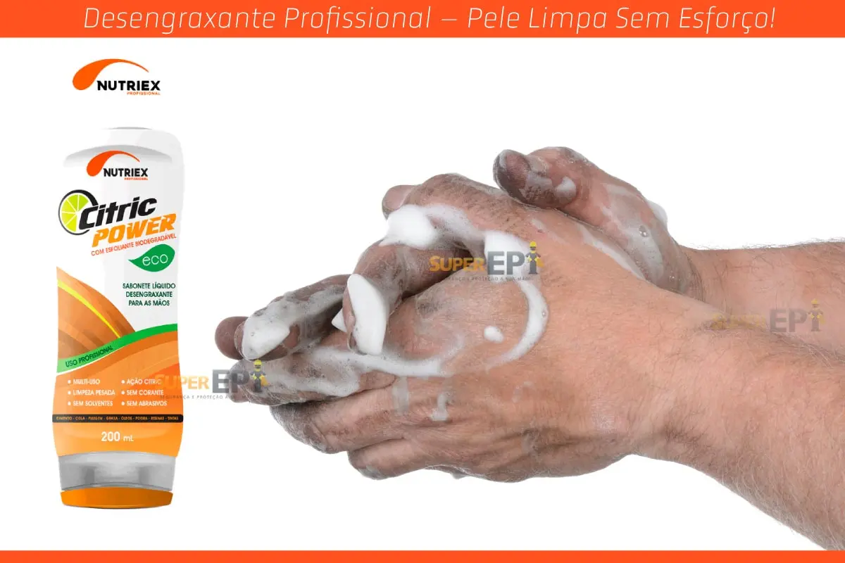 imagem do produto Sabonete Líquido Desengraxante Citric Power Nutriex 200ml