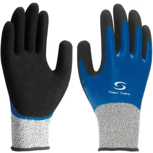 imagem do produto Luva Super Safety SS1014 Banho Duplo em Nitrilo e Elastano Anticorte CA 38646