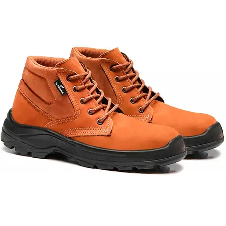Bota Segurança Nobuck Fujiwara FHB Castor Bico Pvc CA43698