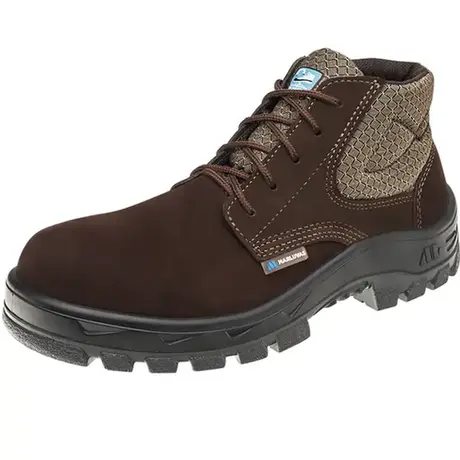 imagem do produto Bota de Segurança em Couro Nobuck Marluvas 50B26-CB-C-PAD Com Bico Composite CA 42392