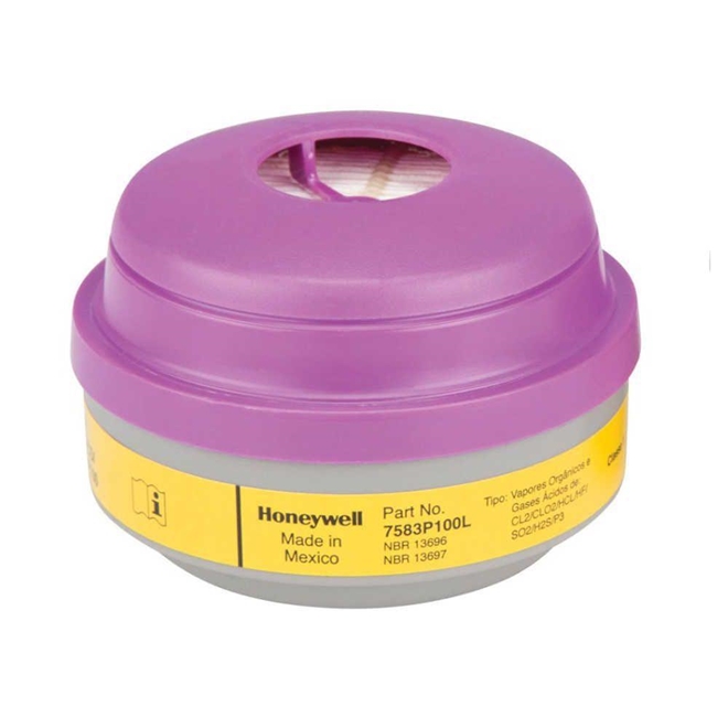 Máscara Honeywell 5500 Com 2 filtros VO GA P3 P100