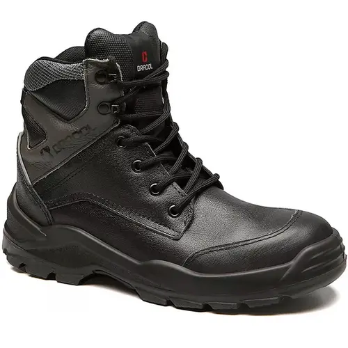 imagem do produto Bota de Segurança de Amarrar Bracol Horizon Maag Preta Couro Hidrofugado e Bico de Pvc CA 40872
