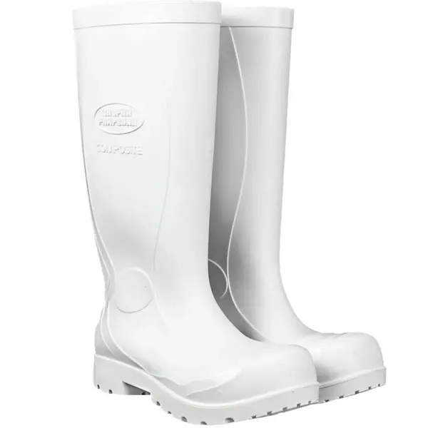 imagem do produto Bota de Pvc Cano Longo 35cm Com Bico de Composite Branca Calfor CELB505  CA 46877