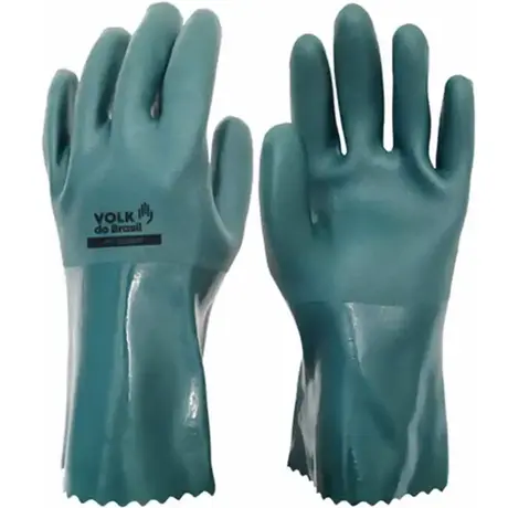 imagem do produto Luva de Segurança Em Pvc Volk Smart Verde 26CM Com Forro CA 46837