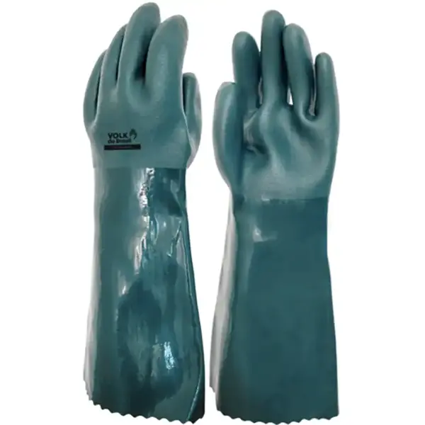 imagem do produto Luva de Segurança Em Pvc Volk Smart Verde 36CM Com Forro CA 46837