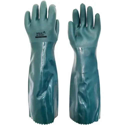imagem do produto Luva de Segurança Em Pvc Volk Smart Verde 46CM Com Forro CA 46837