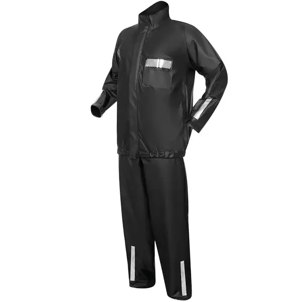 imagem do produto Conjunto Impermeável Para Motociclista em PVC Preto com Refletivo Delta Plus
