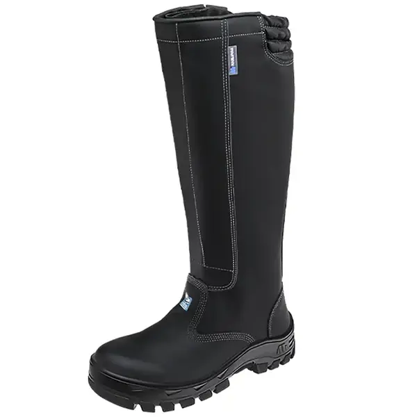 imagem do produto Coturno de Segurança em Microfibra Hidrofugada Fechamento com Zíper Marluvas 70C32-MAT-CPAP-SUZ com Bico de Composite, Palmilha Antiperfurante e Protetor de Canela CA 38149