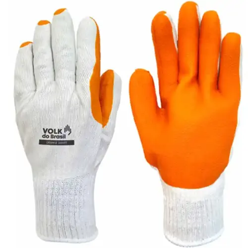 imagem do produto Luva de Segurança Orange Smart Volk com Resistência Mecânica e Térmica 250° CA 46816