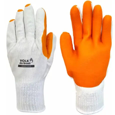 imagem do produto Luva de Segurança Orange Smart Volk com Resistência Mecânica e Térmica 250° CA 46816