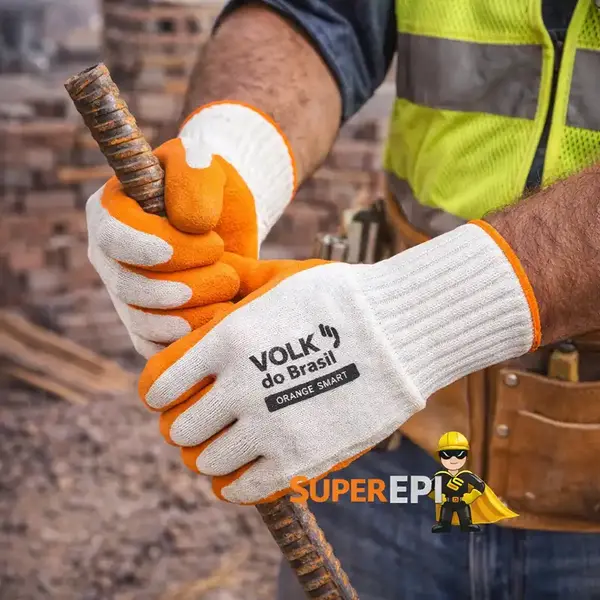 Luva de Segurança Orange Smart Volk Térmica 250° CA46816