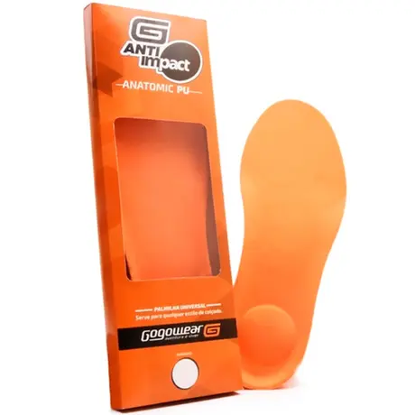 imagem do produto Palmilha Anatômica PU Shock Point Gogowear  Gel Conforto, Maciez e Anti-impacto Serve Para Todos os Modelos e Marcas