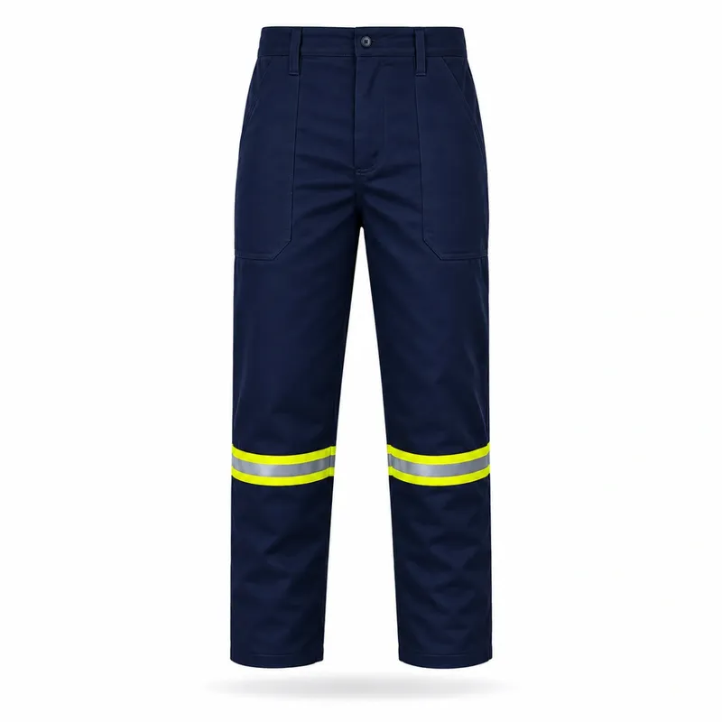 imagem do produto Calça Antichama Guardian Arco Fire Risco 2 Azul Marinho ATPV 11 cal/cm² Refletiva CA 46296 / 49240 imagem do produto Calça Antichama Guardian Arco Fire Risco 2 Azul Marinho ATPV 11 cal/cm² Refletiva CA 46296 / 49240