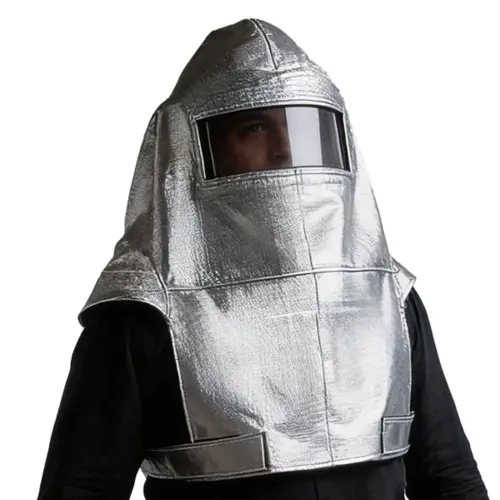imagem do produto Capuz Aluminizado ThermFire 022 até 1400°C com Visor Fixo | CA 47015