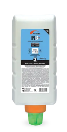imagem do produto Creme Protetor Luva Química Nutriex NB Grupo 3 Contra Bactérias e Microrganismos 4Kg Refil CA 42989