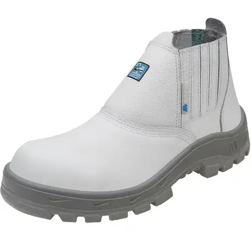 imagem do produto Bota de Segurança em Elástico Branca Marluvas 50B19-A Com Bico de Aço CA 42672