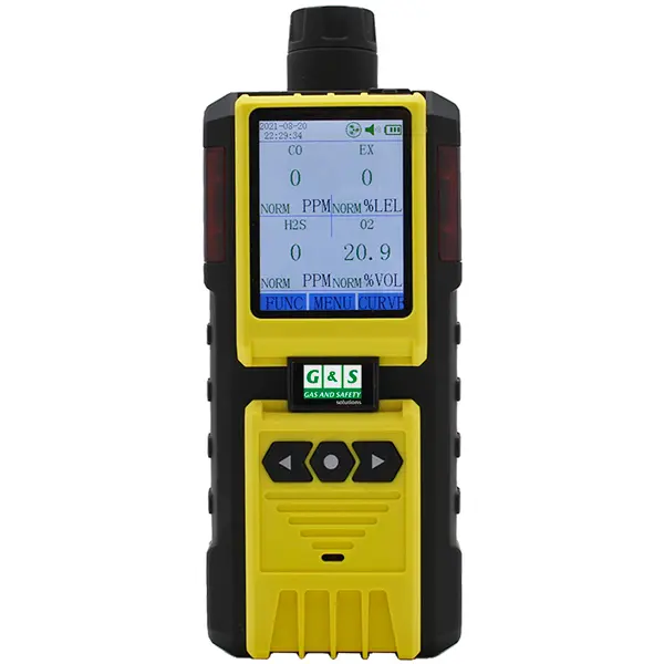 imagem do produto Detector Multigases Gas And Safety Com Bomba De Sucção CO, O2, H2S, EX