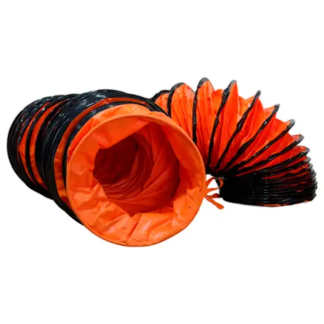 imagem do produto Duto de Extensão p/ Exaustor e  Insuflador de Ar Gas And Safety 20 cm Diametro e 10 M de Comprimento
