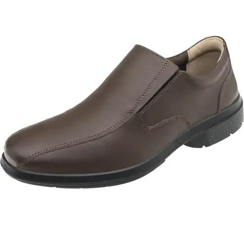 imagem do produto Sapato de Segurança Social em Couro Marrom London Safe Marluvas 20S29-S Fechamento em Elástico CA 41864