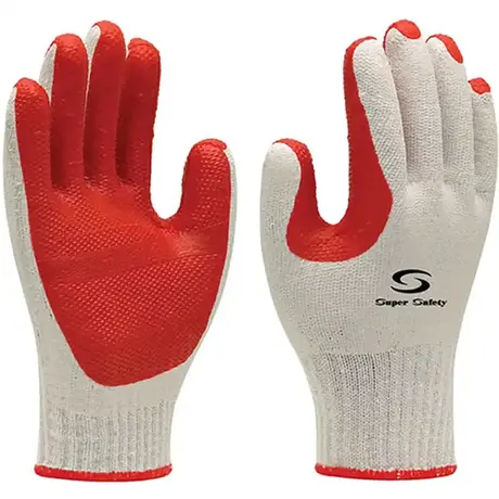 imagem do produto Luva de Segurança Rubber SS Super Safety com Látex Corrugado na Palma Alta Resistência à Abrasão CA 34370