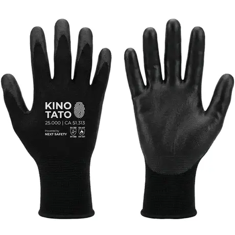 imagem do produto Luva Next Safety Kino Tato 25.000  Em Nylon Com Banho Pu Ótima Sensibilidade Ca 51313