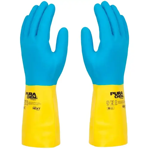 imagem do produto Luva Next Safety Purachem Látex Neoprene 10.700 Ideal Contra Agentes Químicos  CA 51173