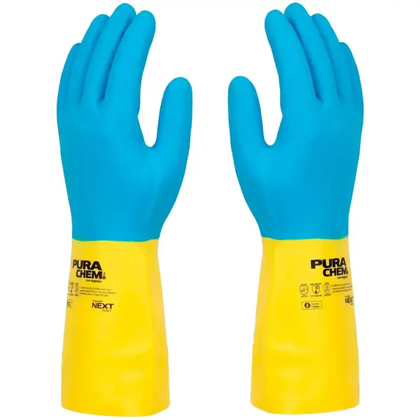 imagem do produto Luva Next Safety Purachem Látex Neoprene 10.700 Ideal Contra Agentes Químicos  CA 51173