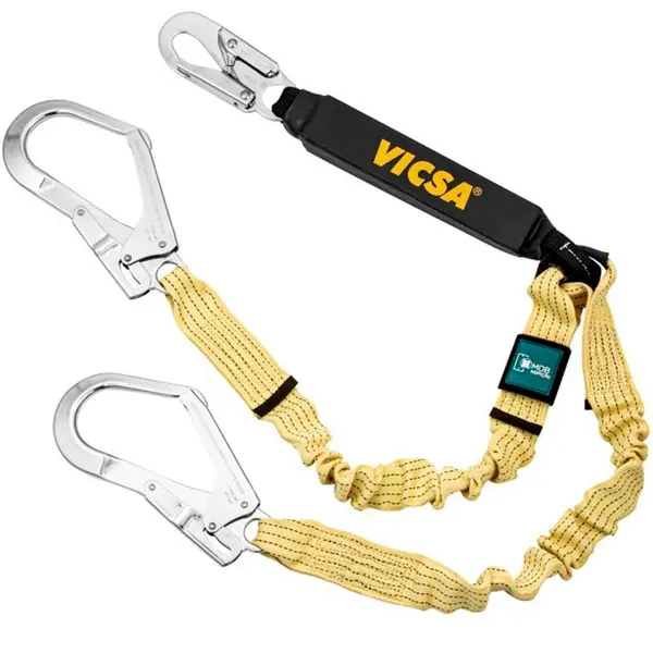 imagem do produto Talabarte de segurança em Aramida Y Vicsa VIC-23806 Anti-Chama Absorvedor de Energia Comprimento de 1,30 m imagem do produto Talabarte de segurança em Aramida Y Vicsa VIC-23806 Anti-Chama Absorvedor de Energia Comprimento de 1,30 m