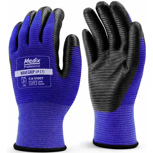 Luva Medix Wave Grip fibras sintéticas palma nitrilo CA51007
