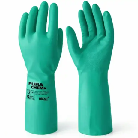 imagem do produto Luva Nitrílica Premium Purachem Next Safaty Modelo 11.200 Com Forro Comprimento 33Cm CA 51168 imagem do produto Luva Nitrílica Premium Purachem Next Safaty Modelo 11.200 Com Forro Comprimento 33Cm CA 51168