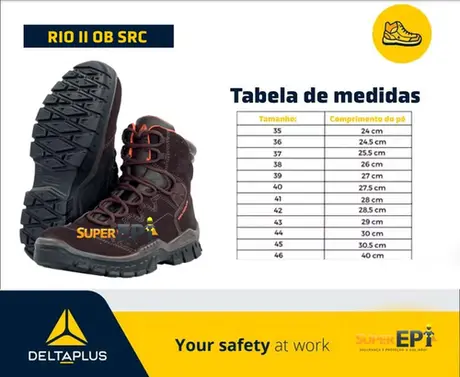 Bota De Trabalho Wolverine Masculina - Impermeável Com Bico De Segurança - Tamanho 38