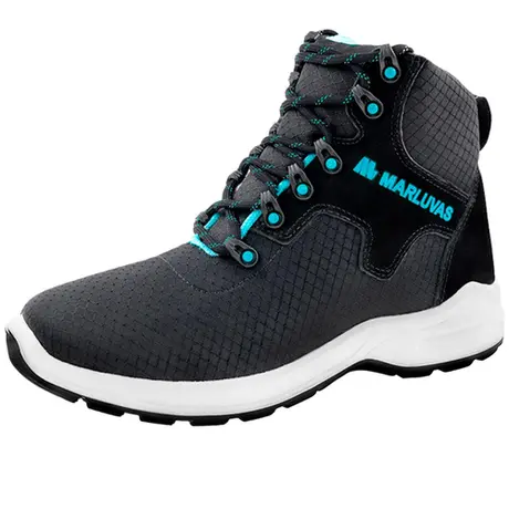 imagem do produto Bota Marluvas 72B29-TXT-E-BP-VD Office XT Textil Hidrofugado Preto e Verde Eletricista CA 52121