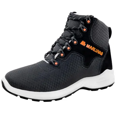 imagem do produto Bota Marluvas 72B29-TXT-E-BP-LR Office XT Textil Hidrofugado Preto e Laranja Eletricista CA 52121