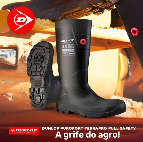 imagem do produto Bota de Segurança Hexpro Dunlop TerraPro Full Safety Bico de Aço